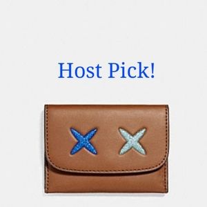 NEW Coach Cheeky Glitter Pouch Card Wallet